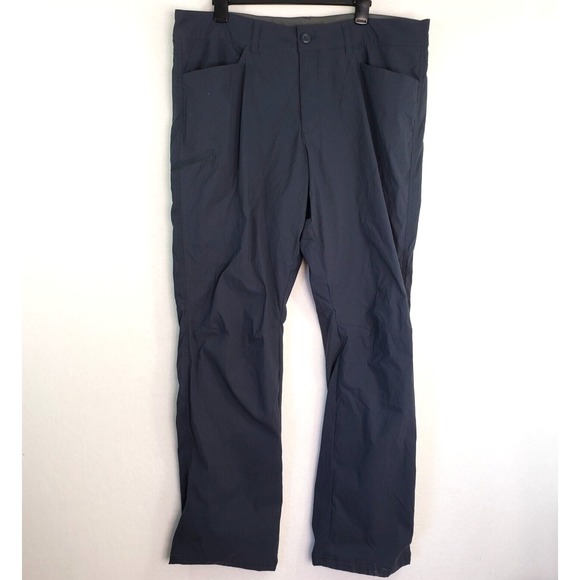 Eddie Bauer Other - Eddie Bauer Outdoor Pant Mens 38x32 Navy Blue Straight Hiking Travel Lightweight